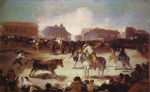 Francisco De Goya - A Village Bullfight