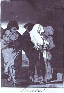 Francisco De Goya - Capricho 22 Pobrecitas! (Poor Little One!)