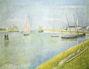 Georges Pierre Seurat - The channel at Gravelines, in the direction of the sea
