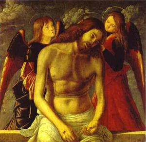 Vittore Carpaccio - The Dead Christ Supported by Angels.