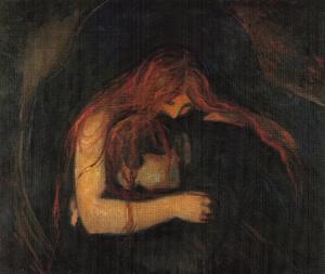 Edvard Munch - Vampire 2