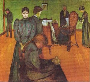 Edvard Munch - Death in the patient s room