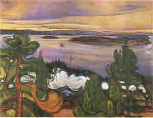 Edvard Munch - Smoke Train