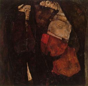 Egon Schiele - pregnant woman and death 1911