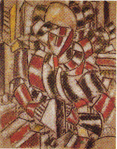 Fernand Leger - The woman in red and green
