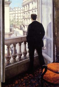 Gustave Caillebotte - A Young Man at His Window