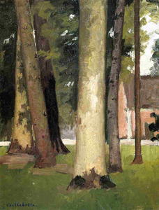 Gustave Caillebotte - Yerres, Through the Grove, the Ornamental Farm