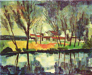 Maurice De Vlaminck - The Seine at Chatou