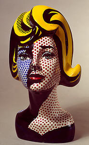 Roy Lichtenstein - Head blu shadow