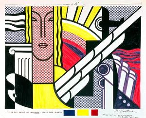 Roy Lichtenstein - Modern Tapestry Cartoon