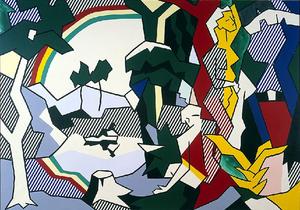 Roy Lichtenstein - Landscape with Figures and Sun 2
