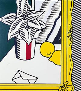 Roy Lichtenstein - Painting (Still Life With Envelope)