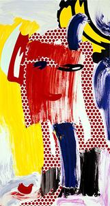 Roy Lichtenstein - Face (Red)