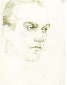 Tamara De Lempicka - Portrait of Tadeusz de Lempicka