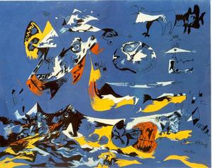Jackson Pollock - Blue (Moby Dick)