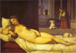 Tiziano Vecellio (Titian) - Venus of Urbino