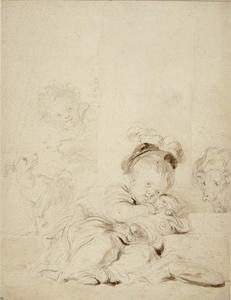 Jean-Honoré Fragonard - The Wrapped-up Cat