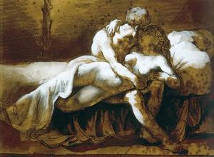 Jean-Louis André Théodore Géricault - The Kiss