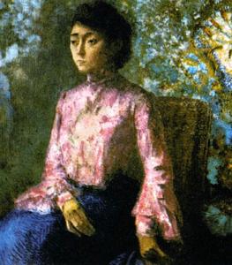 Odilon Redon - Portrait de Mademoiselle Jeanne Chaîne