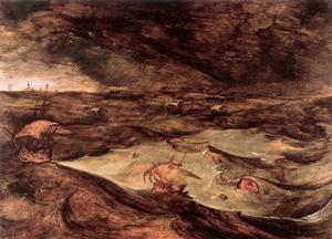 Pieter Bruegel The Elder - Storm at Sea