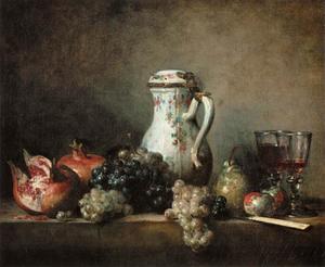 Jean-Baptiste Simeon Chardin - Grapes and Pomegranates