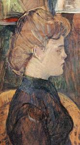 Henri De Toulouse Lautrec - The Painter's Model Hélène Vary in the Studio1