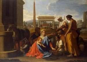 Nicolas Poussin - The Holy Family in Egypt