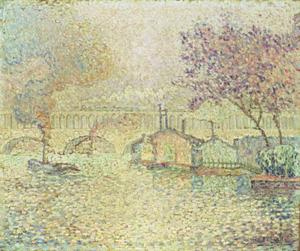 Paul Signac - The Viaduct at Auteuil
