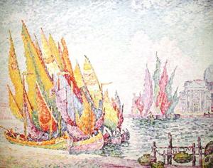 Paul Signac - Venice, Sailing Boats