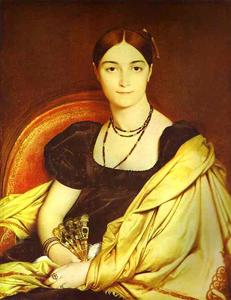 Jean Auguste Dominique Ingres - Portrait of Madame Duvauçay
