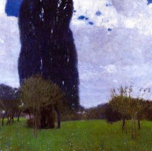 Gustave Klimt - The Tall Poplar Trees II