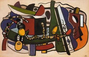 Fernand Leger - The red and black glass
