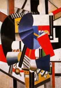 Fernand Leger - The woman in the mirror