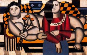 Fernand Leger - Woman with flowers