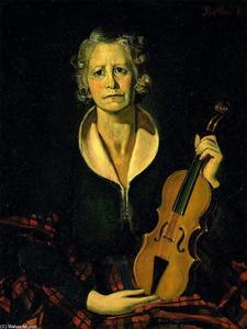 Balthus (Balthasar Klossowski) - Woman with Violin