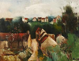 Maurice De Vlaminck - Landscape Valmondois