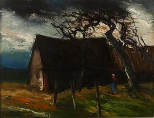 Maurice De Vlaminck - Stormy Landscape