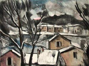 Maurice De Vlaminck - Winter Landscape