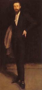 James Abbott Mcneill Whistler - Arrangement in Black, Portrait of F. R. Leyland