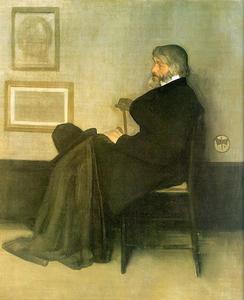 James Abbott Mcneill Whistler - Arrangement in Grey and Black Number 2, Portrait of Thomas Carlyle