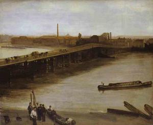 James Abbott Mcneill Whistler - Brown and Silver, Old Battersea Bridge