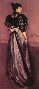 James Abbott Mcneill Whistler - Mother of pearl and silver, The Andalusian