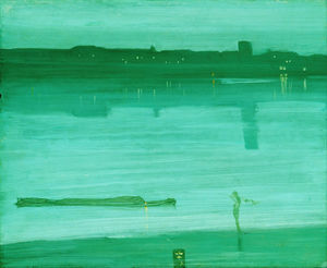 James Abbott Mcneill Whistler - Nocturne in Blue and Green, Chelsea