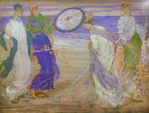 James Abbott Mcneill Whistler - Symphony in Blue and Pink