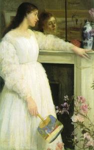 James Abbott Mcneill Whistler - Symphony in White Number 2, The Little White Girl