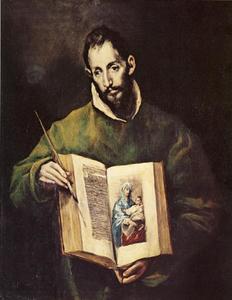 El Greco (Doménikos Theotokopoulos) - St. Luke