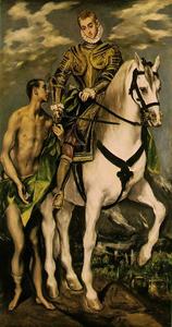 El Greco (Doménikos Theotokopoulos) - St. Martin and the Beggar