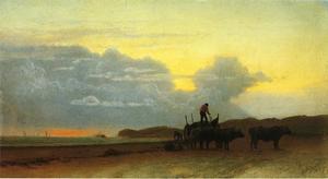Albert Bierstadt - Coastal View, Newport