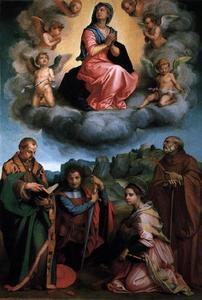 Andrea Del Sarto - Assumption of the Virgin (Poppi Altarpiece)