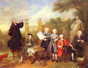 William Hogarth - Lord Hervey and His Friends